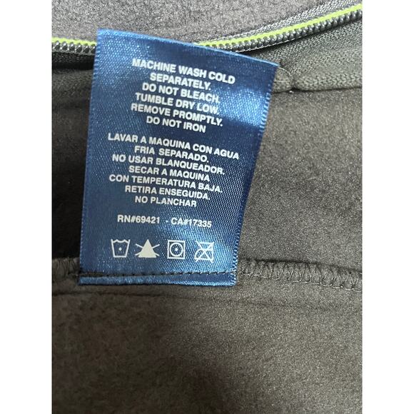 REEBOK PREMIUM MICRO FLEECE Jacket - X-Large - Char / Gray - NEW - Picture 9 of 12